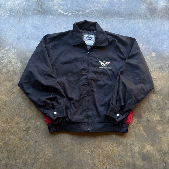 Beautiful Vintage 90s Corvette Zip Up Jacket - Picture 1 of 6
